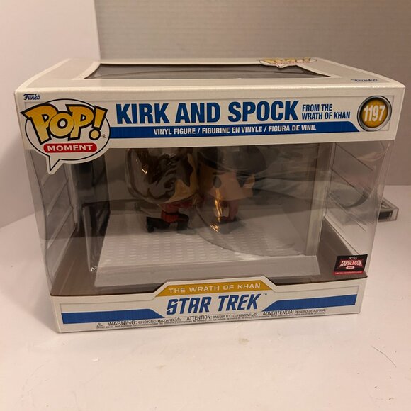 Funko Pop! Moment #1197 — Kirk & Spock “The Wrath of Khan” Target Con Exclusive - Picture 7 of 7